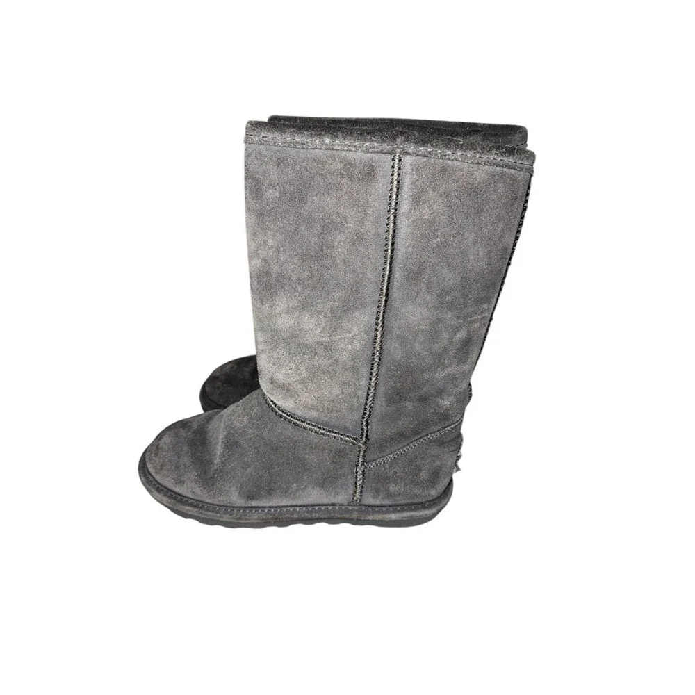 BEARPAW Elle Tall Youth Winter Snow Boots Little‎ Kid Girls Size 13 Gray